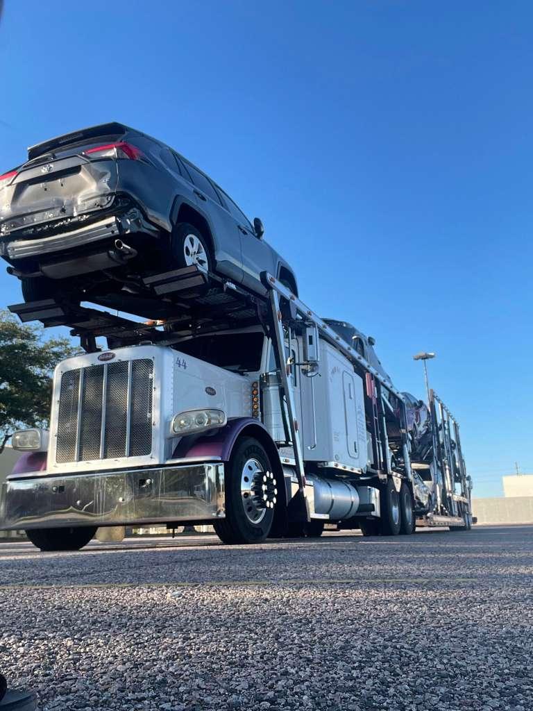 Professional truck driver and vehicle